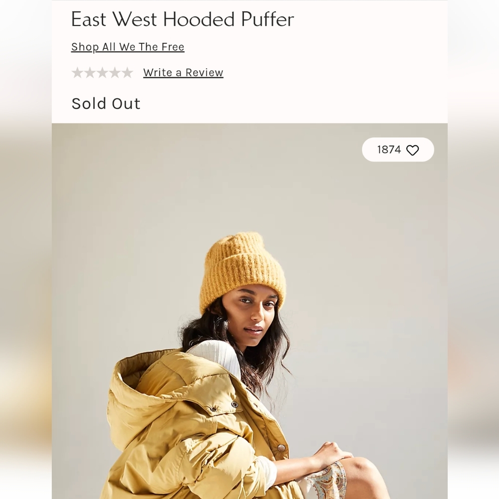 ISO East West Hooded Puffer. - Picture 3 of 3